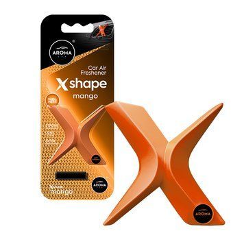 Ароматизатор на дефлектор Aroma Car X SHAPE MANGO 10г 10899 фото
