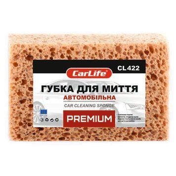 Губка для миття авто CarLife PREMIUM CL-422 з великими порами CL-422 фото