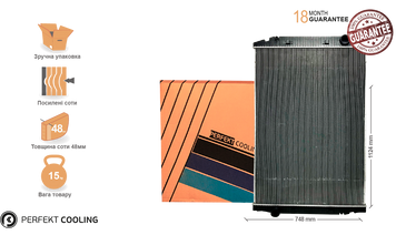 Радіатор без рами [perfekt cooling] Iveco Stralis AS [02р.--], Trakker [02р.--] 701-IV4447-01 фото