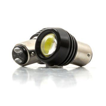 LED автолампа Solar 12V S25 BAY15D 1SMD 1.5W+Lens white LS240 фото