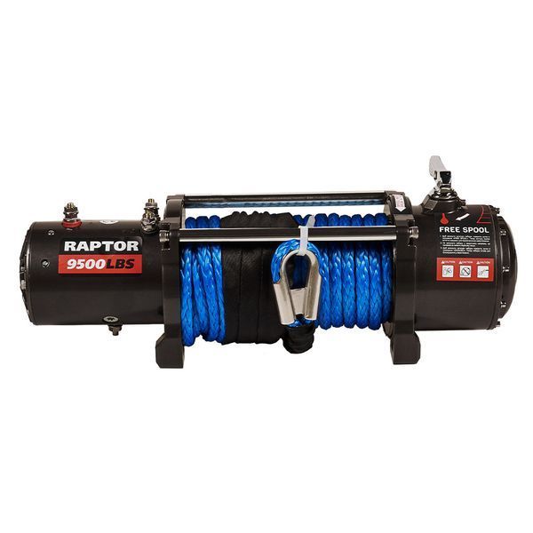 Лебідка MOLDER RAPTOR 9500lbs (5.5hp/4.1kw; 265 : 1) синтетичний трос, MA23096 MA23096 фото