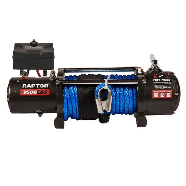 Лебідка MOLDER RAPTOR 9500lbs (5.5hp/4.1kw; 265 : 1) синтетичний трос, MA23096 MA23096 фото