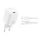 Мережевий зарядний пристрій XO L148 PD30W Single USB-C + Lightning кабель білий storm_group__XO-L148+L фото 1