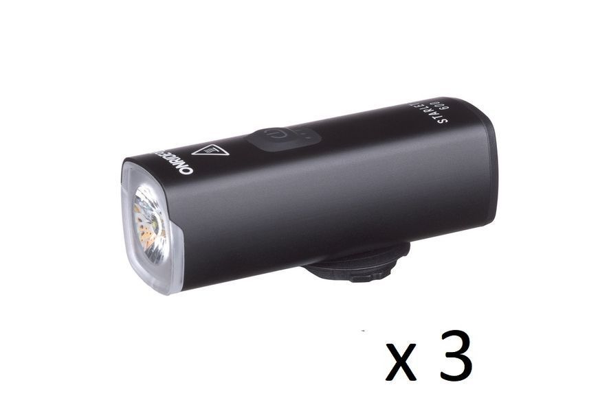 Спецгурт! Велосипедна фара ONRIDE Starlet S 600 (600 lm, 1600 mAh, Type-C) (3шт) VLPR-2526116104615-SG фото