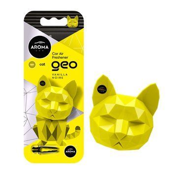 Ароматизатор Aroma Car Geo Cat - Yellow Vanilla Noire сухий 12152 12152 фото