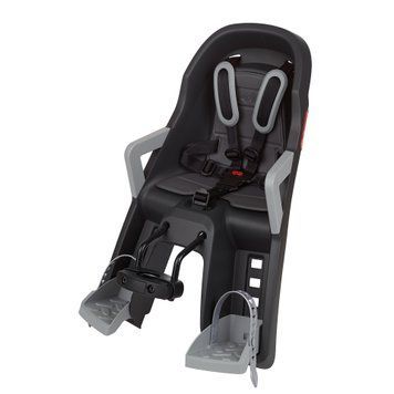 Дитяче крісло переднє POLISPORT Guppy Mini+ FHT на рульову трубу, 9-15 кг, сіре VLPR-8639400021 фото