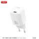 Мережевий зарядний пристрій XO L148 PD30W USB-C + Type-C кабель білий storm_group__XO-L148+C фото 6