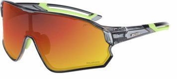 Окуляри Relax Artan чорні кристальні, лінза smoke (Polarized TAC 1,1 mm), black red revo , кат. 3 VLPR-R5416O фото