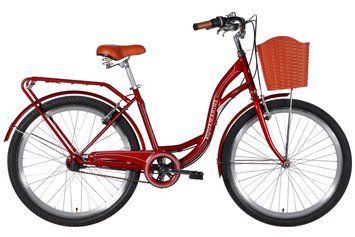 Велосипед ST 26" Dorozhnik AQUAMARINE PH рама-17" бордовий 2026 VLT-OPS-D-26-359 фото