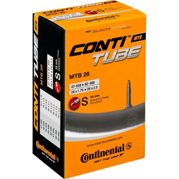 Камера велосипедна Continental MTB 26 x 1.75-2.5 FV 42mm CO.ZR.0181631 фото