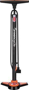 Підлоговий насос Green Cycle GPF-005 сталевий корпус, з манометром, Presta+Schrader, 160 psi VLP-PUM-52-20 фото