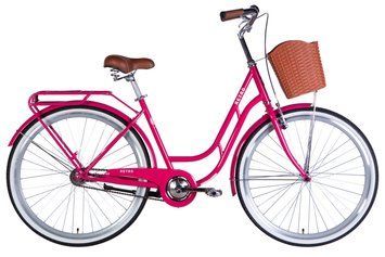 Велосипед ST 28" Dorozhnik RETRO Velosteel рама-19" рожевий 2025 VLT-OPS-D-28-429 фото