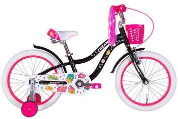 Велосипед AL 18" Formula Kid CREAM BH рама-9" чорний з рожевим 2026 VLT-OPS-FRK-18-180 фото