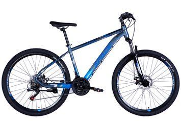 Велосипед AL 27.5" SPACE MERCURY DD FR рама-17" сіро-синій 2026 VLT-OPS-SP-27.5-078 фото