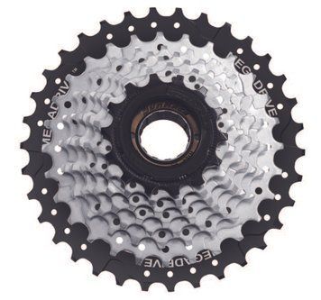 Тріскачка SunRace MFM56 8CV E, 8 швидкостей, 13-34T, Black VLPR-MFM56.8CV0.US7.BX фото