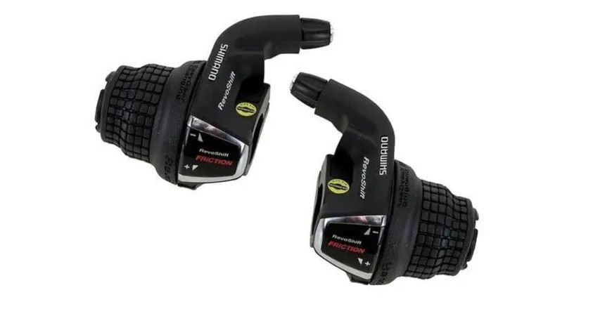 Манетки Shimano Tourney RevoShift SIS, RS35 пара 3+7 скоростей + тросики 66854311 фото
