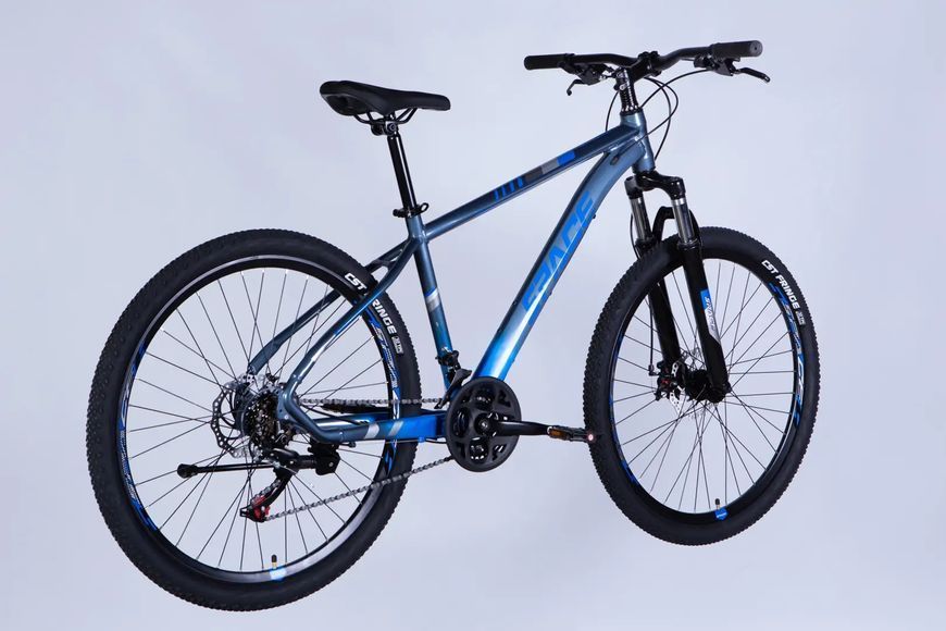 Велосипед AL 27.5" SPACE MERCURY DD FR рама-17" сіро-синій 2026 VLT-OPS-SP-27.5-078 фото