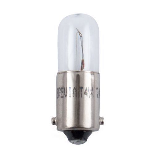 Лампа розжарювання Brevia T4W 12V 4W BA9s CP 12319C фото