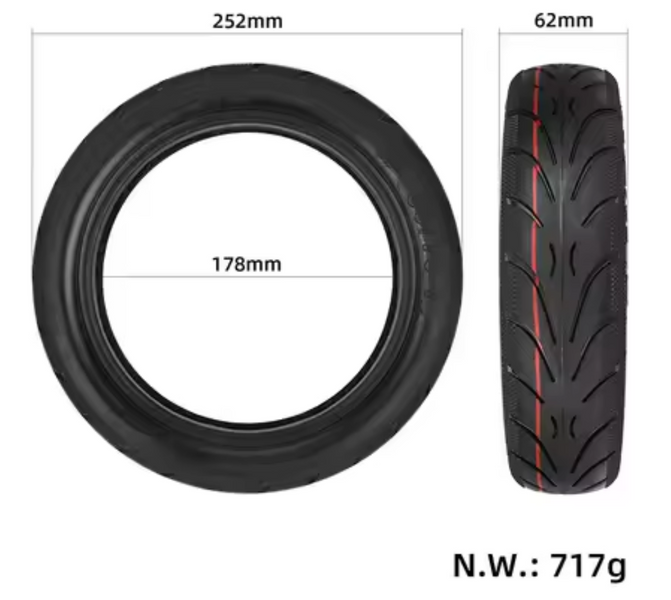 Покришка SXT Jet 10" 60/70-7 для електросамокату Xiaomi 4 Pro Electric Scooter STRSXT60707 фото