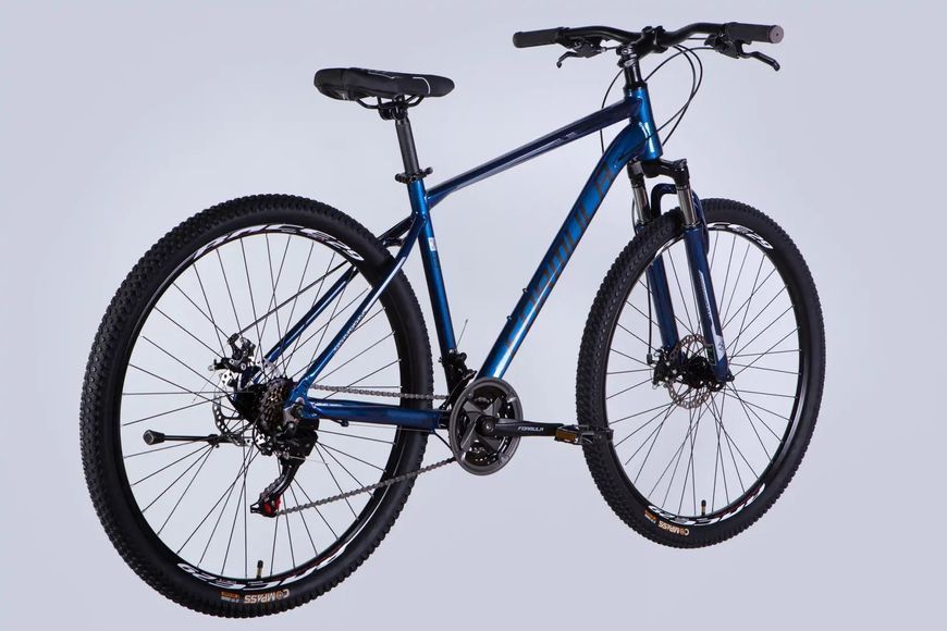Велосипед AL 29" Formula MOTION DD FR рама-19" синiй з чорним 2026 VLT-OPS-FR-29-420 фото