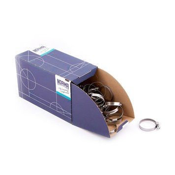 Хомуты оцинкованные NORMA 35-50/W1, 9мм C7, 500 шт. 0126 6565 043 фото