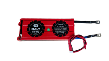 BMS контролер батареї 4S 12V 100A DALy LiFePo4 з вентилятором, симетричне балансування BMS-00007922 фото