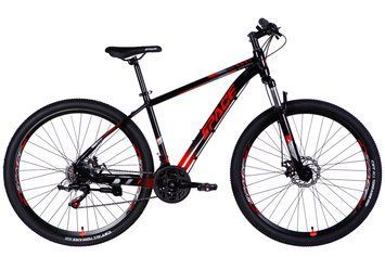 Велосипед AL 29" SPACE MERCURY DD FR рама-18" чорно-червоний 2026 VLT-OPS-SP-29-172 фото