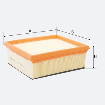 Фильтр воздушный Molder Filter LF 1458 (WA9409, LX1568, C21104) LF1458 фото