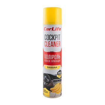 Поліроль для панелі приладів CarLife Cockpit Cleaner Банан, 320мл CF323 фото