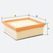 Фильтр воздушный Molder Filter LF 1458 (WA9409, LX1568, C21104) LF1458 фото 1