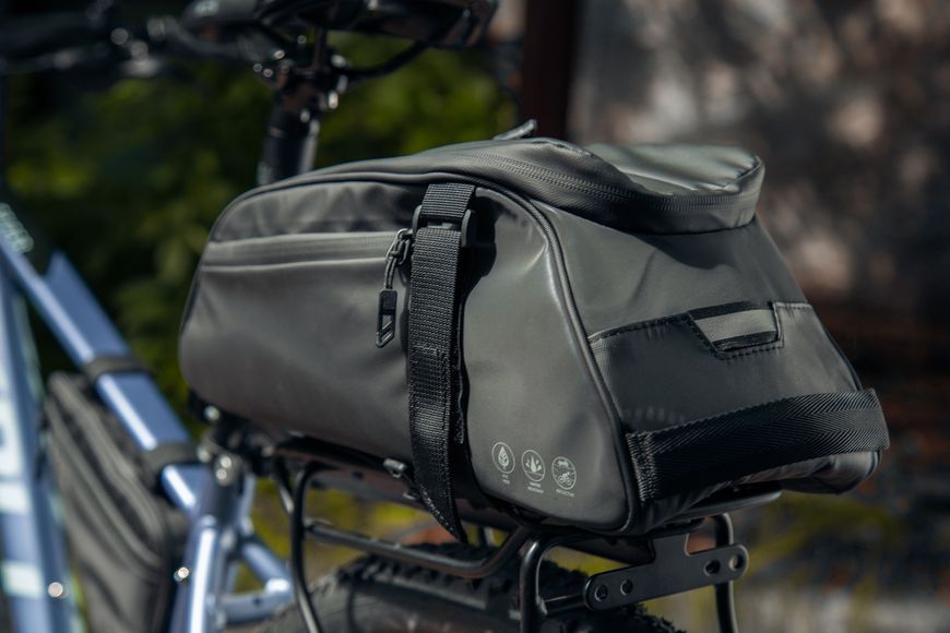 Сумка на багажник ONRIDE Coffer 10, об'єм 7 л, водовідштовхуюча тканина, світловідбиваюча вставка VLPR-6936116102419 фото