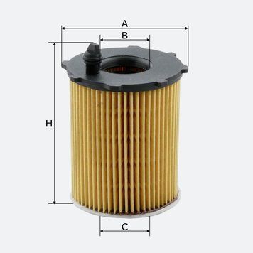 Фільтр масляний Molder Filter OFX 61/2D (WL7305, OX171/2DEco, HU7162X) OFX61/2D фото