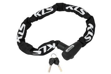 Замок ланцюговий під ключ KLS Chainlock 8 чорний 8x1000 мм TMP-RB-HB-116507606 фото