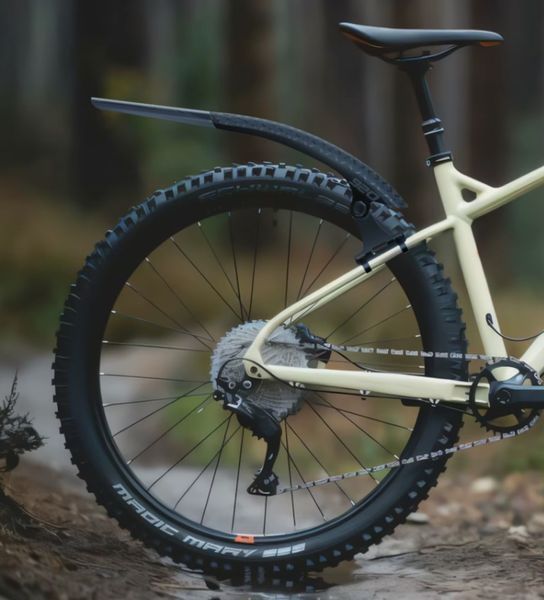 Крило заднє Green Cycle GMG-13, полікарбонат та нейлон, 360х73мм, чорне VLP-MUD-99-04 фото