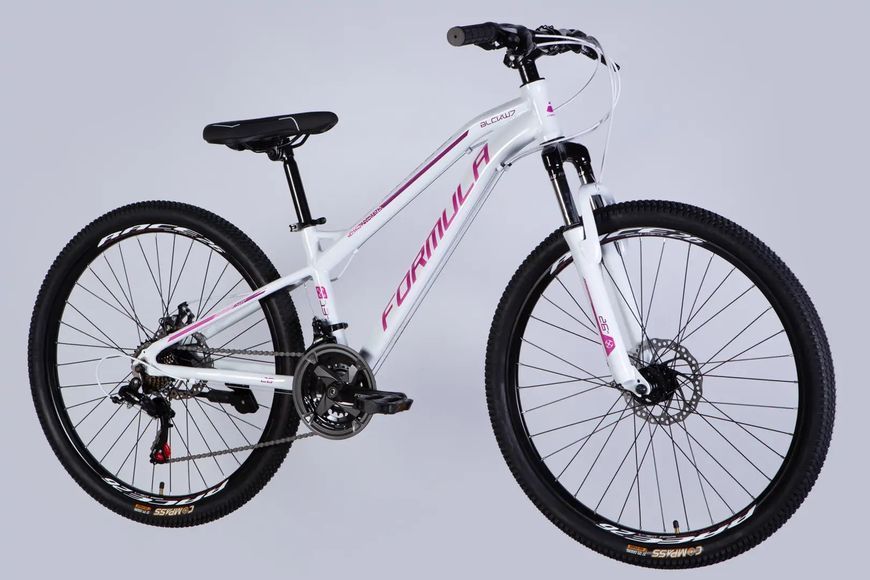 Велосипед уцінений AL 26" Formula BLACKWOOD DD FR рама-13" біло-рожевий 2026 VLT-STK-FR-26-547 фото