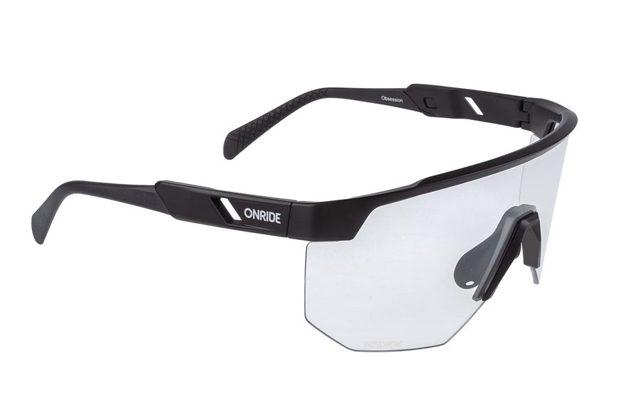 Очки ONRIDE Obsession матово черные с линзами Photochromic clear to grey (84-25%) 6936116100519 фото