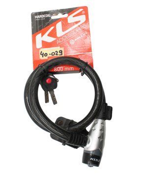 Замок на ключ KLS (Hardcoil) &Oslash;-15mm L-800mm з кріпленням на раму WVL-040-175 фото