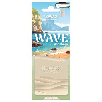 Ароматизатор пластиковый Nowax серия Wave - Caribbean NX07776 NX07776 фото