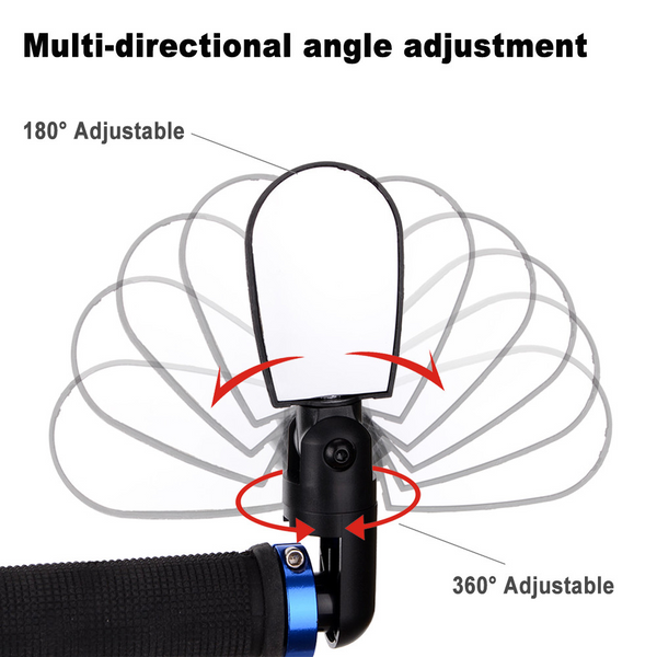 Зеркало велосипедное в руль DN MR-29 черное MR-29 BLK фото