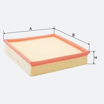 Фільтр повітряний Molder Filter LF 836 (WA6621, LX946, C27181) storm_group__LF836 фото