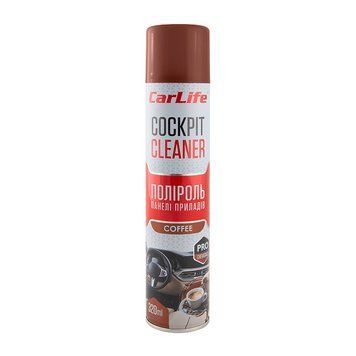 Поліроль для панелі приладів CarLife Cockpit Cleaner Кава, 320мл CF327 фото
