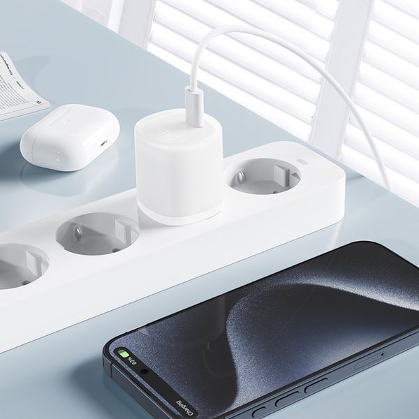 Мережевий зарядний пристрій XO L150 30W Single USB-C білий storm_group__XO-L150-White фото