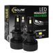 Автолампа Solar LED H7 12/24V 100W 9000Lm 6500K CSP3570 2шт 8607S2 8607S2 фото 1