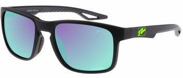 Окуляри Relax Baltra чорні прогумовані, лінза smoke (Polarized TAC 1,1 mm), green revo, кат. 3 VLPR-R5425C фото