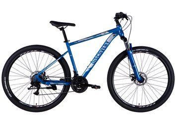 Велосипед ST 29" Discovery TREK DD FR рама-19" синьо-сріблястий 2025 VLT-OPS-SP-29-077 фото