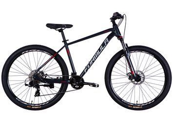 Велосипед AL 27.5" Formula THOR DD CS рама-18" чорний зі сріблястим 2026 VLT-OPS-FR-27.5-307 фото
