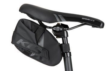 Сумка подседельная KLS String T-strap S (0,4 л) черный. 8585053819509 фото