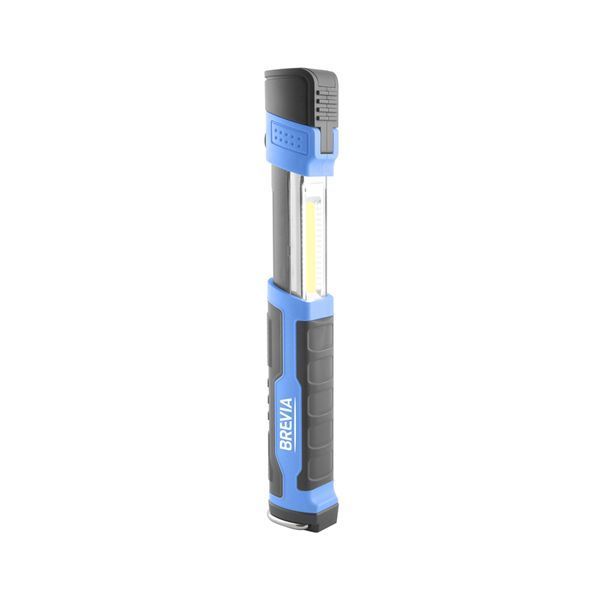 Професійний інспекційний телескопічний LED-ліхтар Brevia LED 3W COB+1W LED 300lm 2000mAh, microUSB 11350 фото