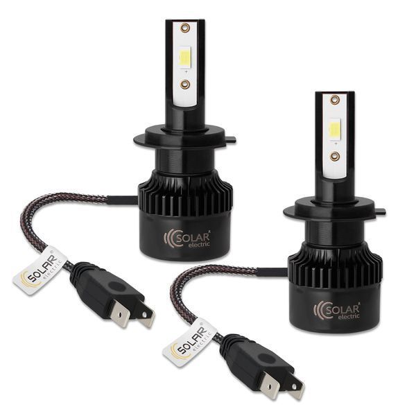 Автолампа Solar LED H7 12/24V 50W 5000Lm 6500K CSP3570 2шт 8507S2 8507S2 фото