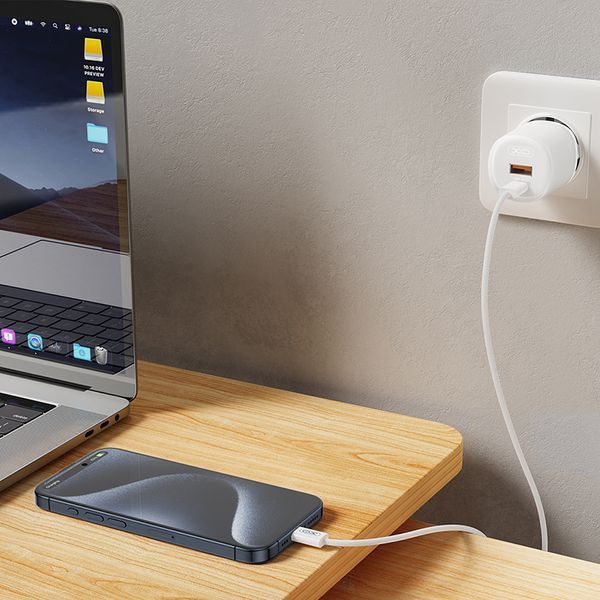 Сетевое зарядное устройство XO L151 30W 1USB-A+1USB-C синий storm_group__XO-L151-Blue фото